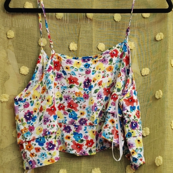 NWT ☀️ PacSun Crop w Adjustable straps - Picture 4 of 8